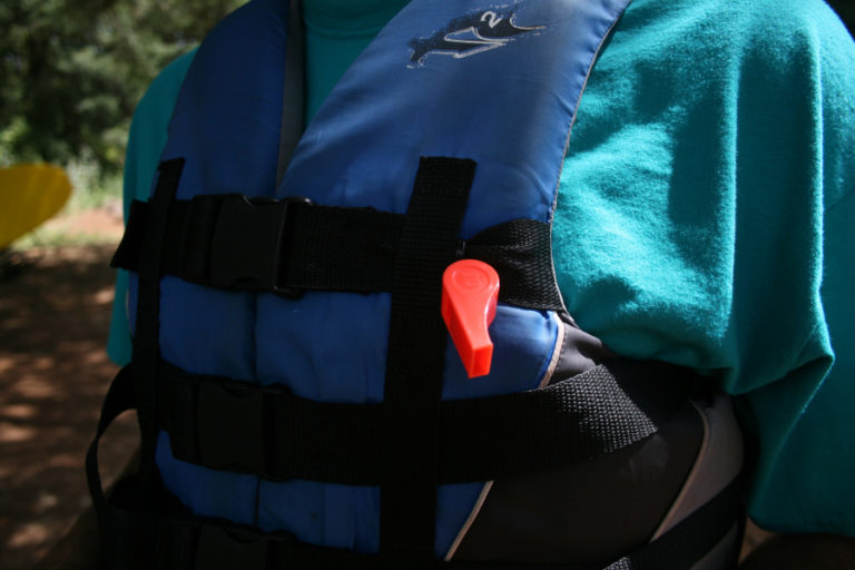 Even paddleboarders are required by law to have a noisemaking device.