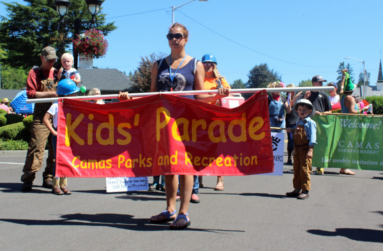The 2018 Camas Days Kids Parade gets underway around noon on Friday, July 27 in downtown Camas.