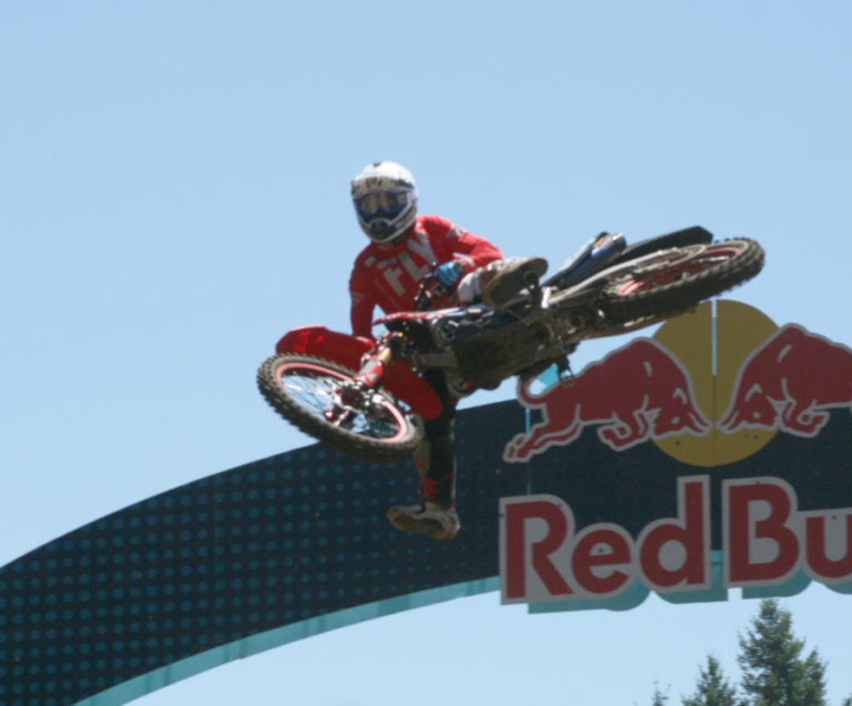 Washougal's own Tommy Weeck has a way of making things look easy, like maneuvering his motocross bike in mid-air.