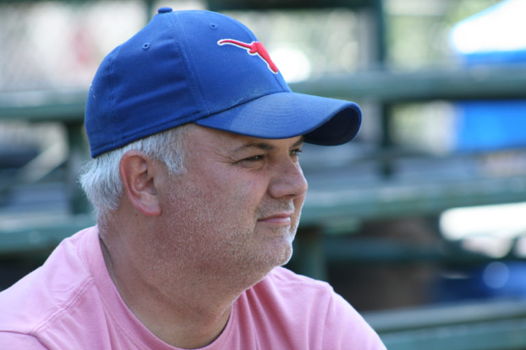 Todd Swisher from Calgary, Alberta, Canada, can't believe he's watching his son play at historic Louis Bloch Park in Camas because it's the same diamond he competed on more than 30 years ago.