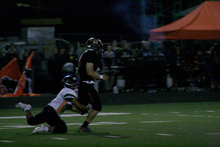 Washougal sophomore running back Peter Boylan rushed for 134 yards on 11 carries against Woodland on Friday, Sept.