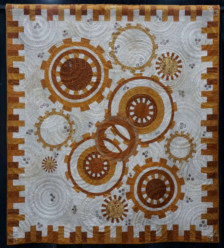 &quot;Gears&quot; quilt by Linda Reinert