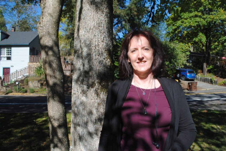 Camas City Councilor Melissa Smith at Forest Home Park on Oct. 15.