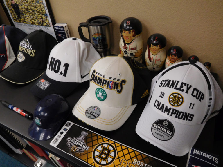 Washougal City Manager David Scott&#039;s support of New England sports teams is well known among his co-workers in City Hall, where his office includes New England Patriots and Boston Red Sox, Bruins and Celtics hats and other fan merchandise.