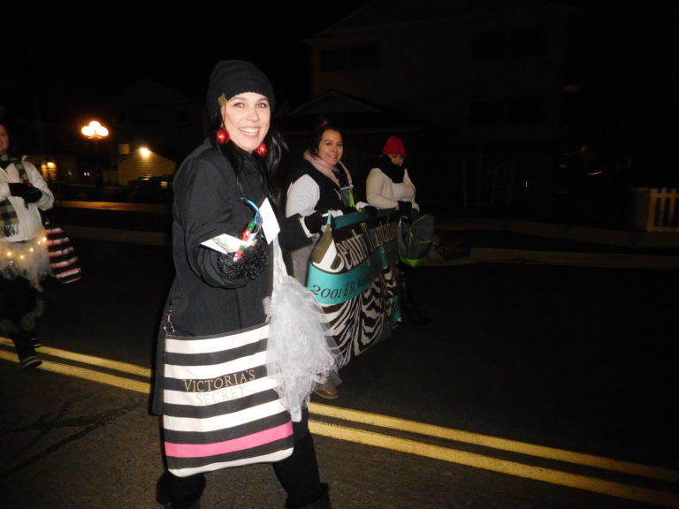 (Dawn Feldhaus/Post-Record) Beauty Temptations, of Washougal, participates in the annual Lighted Christmas Parade, presented by the City of Washougal and the Downtown Washougal Association, Dec. 6.