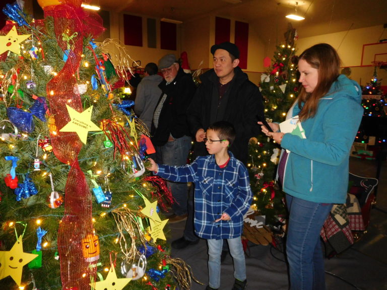 (Dawn Feldhaus/Post-Record) The Washougal Festival of Trees features a variety of decorated trees, Dec. 7 and 8, at Hathaway Elementary School.