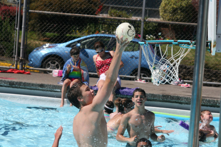 Children play at the Camas public swimming pool during the summer of 2012. The 65-year-old pool closed in 2018 and will soon be demolished.