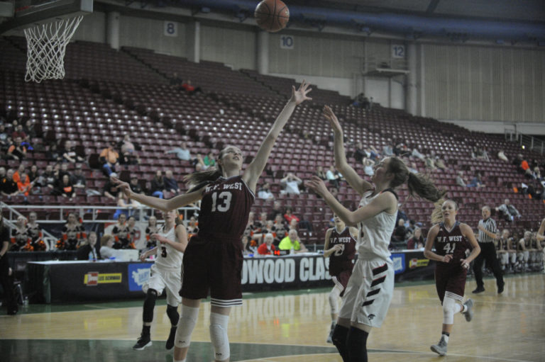 Freshman Jaiden Bea was hot in the opening game against WF West scoring a game high 18 pts.