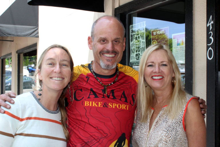 Gabrielle  and Ken Navidi, owners of Navidi&#039;s Olive Oils &amp; Vinegars at 322 N.E. Cedar St., in downtown Camas, are pictured here in 2010, one year after they opened their Camas business. The Navidis will celebrate with three other 10-year-old Camas businesses on Friday, June 7, at a &quot;10 Years Strong&quot; celebration from 4 to 8 p.m. at the Camas Bike &amp; Sport parking lot on Northeast Fifth Avenue.