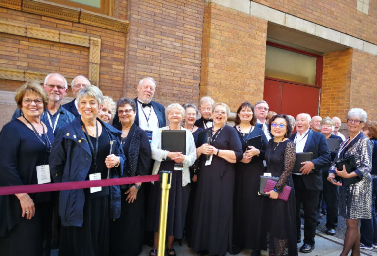 Choir members from the Camas-based St. John's Presbyterian Church, pictured here, performed at Carnegie Hall in New York City over Memorial Day weekend. (Contributed photo courtesy of St.
