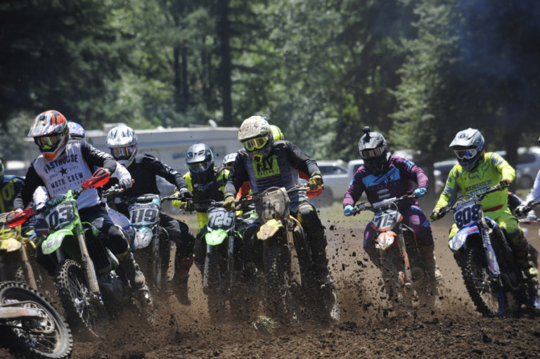 One of the keys in motocross racing is having a good clean start.