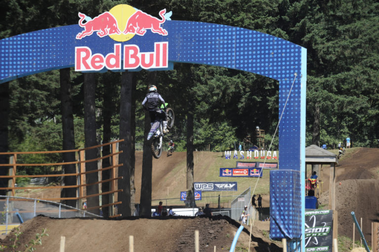 "Big air" is a fascinating part of motocross racing, and watching riders fly through the air always thrills the crowd at Washougal Nationals.