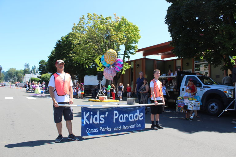 (Photo by Kelly Moyer/Post-Record) Scenes from the 2019 Camas Days Kids Parade on Friday, July 26.
