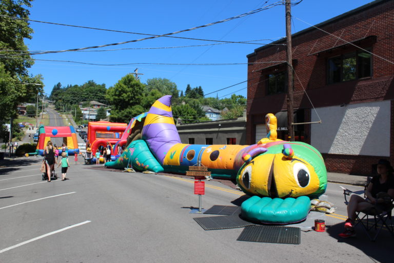 (Photo by Kelly Moyer/Post-Record) Scenes from the 2019 Camas Days Kids Street on Friday, July 26.