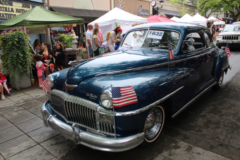 The Camas Days Grand Parade, held Saturday, July 27, featured a variety of classic automobiles.