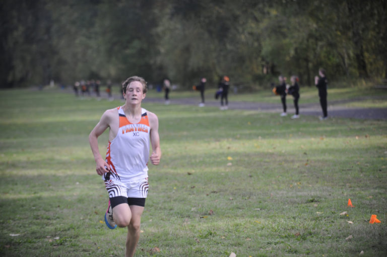 Freshman Trey Keyser was the top Washougal High School finisher in the Panthers' first home meet of the season against R.A. Long on Sept. 18.