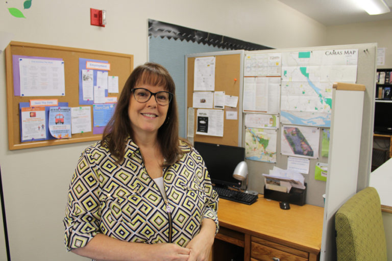 A children's area outside the Family Promise of Clark County's day center at St.