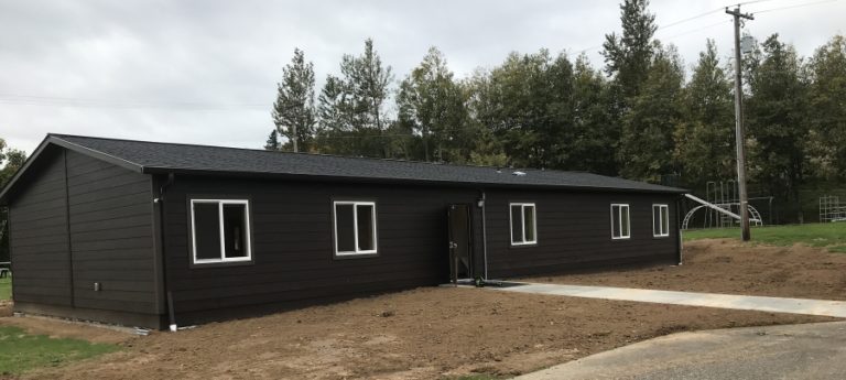 Mount Pleasant School's new "portable" building will feature two classroom spaces, a library and a restroom.