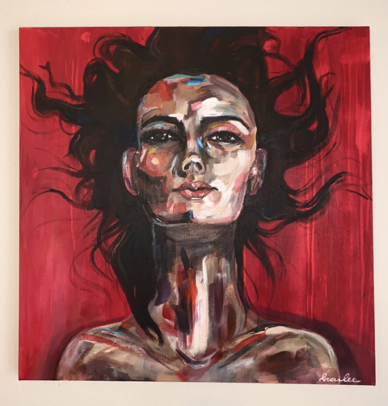 Camas High senior Hailee Parman's artwork will be featured at Papermaker Pride during Camas' First Friday on March 6.