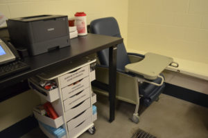 Contributed photo courtesy of Washougal Police Department
The Washougal Police Department has set aside a room in its station for trained officers to draw blood from people suspected of driving under the influence of alcohol and/or drugs.