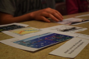(Post-Record file photo)
A member of the Youth Research Scholars club, hosted by Camas High School students for Liberty Middle School students, discusses STEM (science, technology, engineering and mathematics) concepts at a club meeting in 2018. Students in Camas and Washougal will begin remote classes on Monday, April 6. 