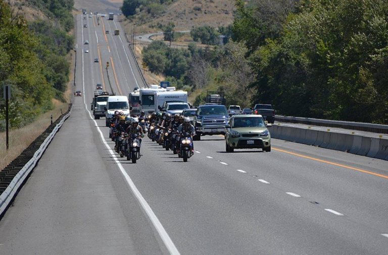 (Contributed photos courtesy of Joe Hammill) Friends from the Seattle area join the Soldiers of Destiny Scooter Club riders on the last leg of their 11-day, cross-country scooter ride featured in the movie, "Slow Ride Home," which is now streaming on Amazon Prime.