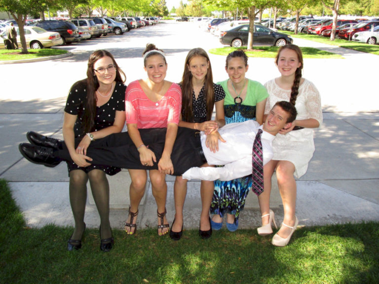 Becca Knight, 18, is the sixth member of her family to have never missed class.