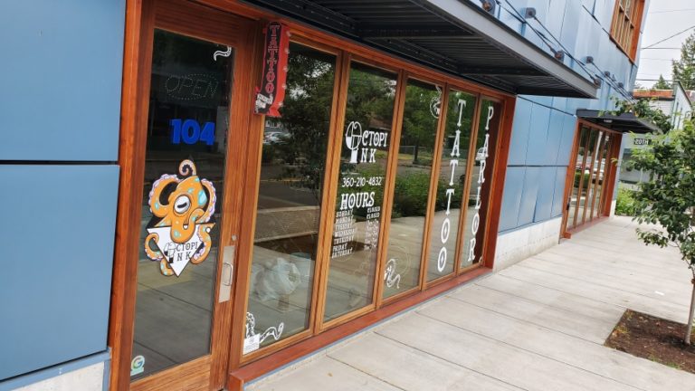 The Octopi Ink tattoo shop opened in downtown Washougal in July.