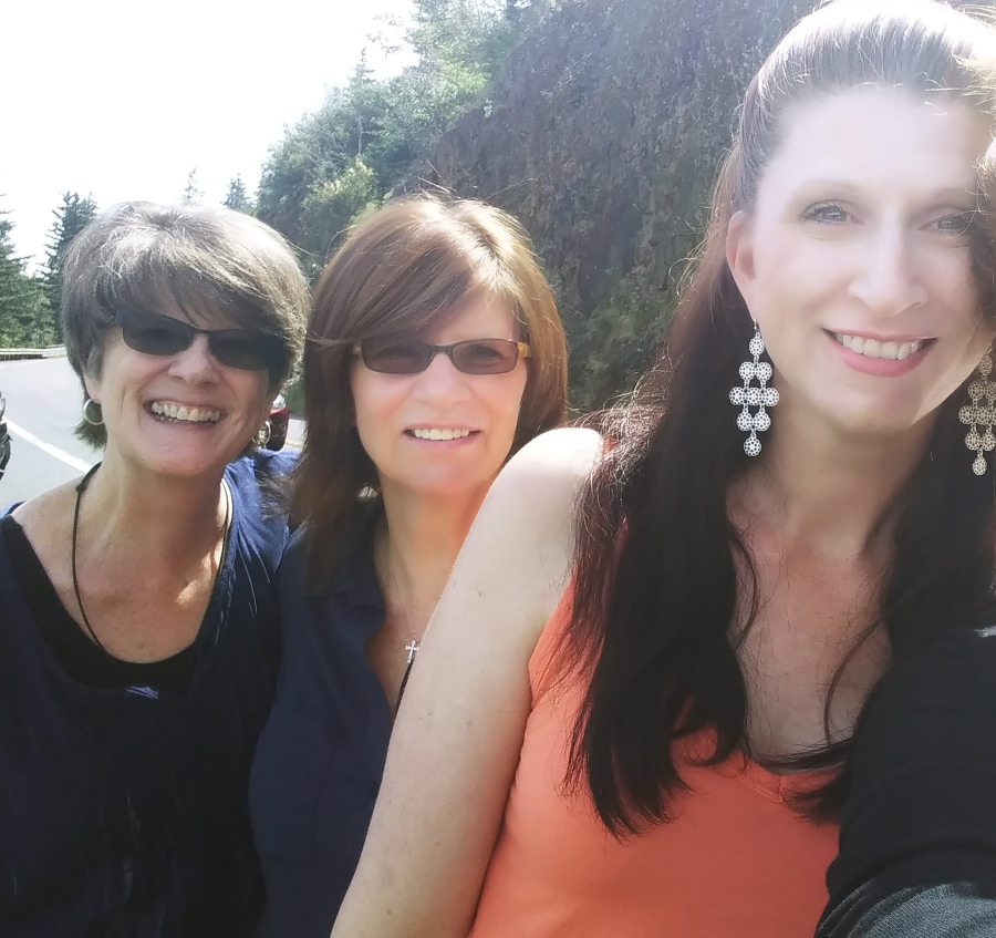 Longtime entrepreneurs Tracy Liday (left), Kate Foster (center) and Noelle Grimes (right) recently launched Boite, a care-package delivery business. (Contributed photos courtesy of Kate Foster)