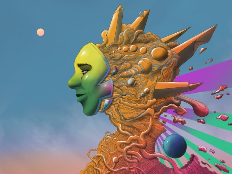 Contributed photo courtesy Jon Cody Robertson 
 Washougal resident Jon Cody Robertson's digital painting, "Wandering Mind," is pictured above. "This one really embodies my struggle to try and act normal when I may be feeling indescribable on the inside," said Robertson, who has Crohn's Disease. "I actually got a lot of other chronically ill people saying how much they could relate (to this piece)."