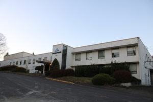 Georgia-Pacific has proposed tearing down several buildings near downtown Camas that the company is no longer using in its paper mill operations, including the Camas Business Center, a development lab and nonwovens manufacturing buildings located off Northwest Ash Street. The city of Camas has determined the proposal poses no serious adverse environmental impacts. (Kelly Moyer/Post-Record)