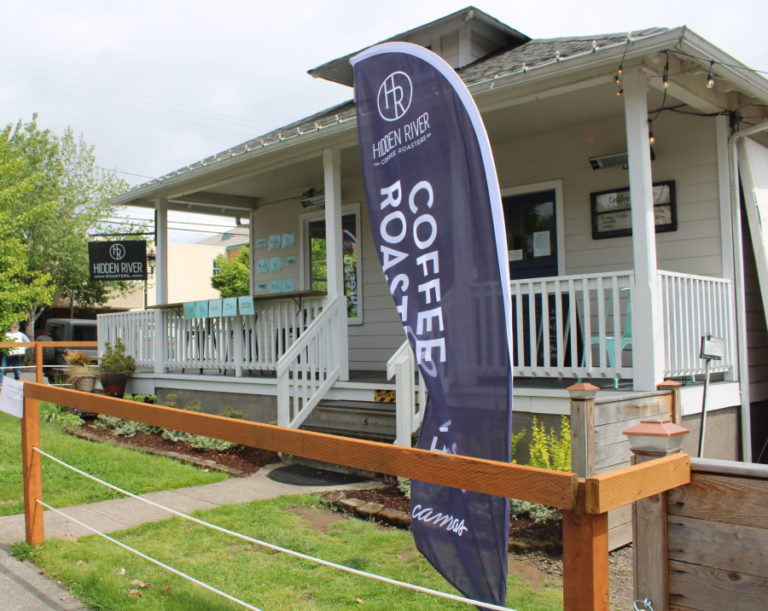 Hidden River Roasters in Camas, pictured here in May 2020, is the subject of 81 complaints sent to the state&#039;s anonymous COVID-19 violation reporting system between March 27, 2020 and Jan.