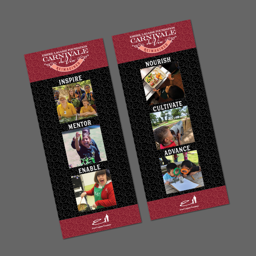 Contributed photo courtesy Lori Reed 
 Washougal marketing firm Reed Creative produced a variety of materials, including popup auction signage (above), for the 2020 Carnival du Vin event, which raised funds for the Emeril Lagasse Foundation. Reed's campaign was recently honored at the American Marketing Association's PDX Max Awards show.
