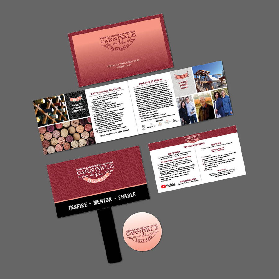 Contributed photo courtesy Lori Reed 
 Washougal marketing firm Reed Creative produced a variety of materials for the 2020 Carnival du Vin event, which raised funds for the Emeril Lagasse Foundation. Reed's campaign was recently honored at the American Marketing Association's PDX Max Awards show.