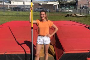Photo courtesy Dan Kielty 
 Camas High School pole vaulter Anna Bedont hopes to clear the 11-foot mark this spring.
