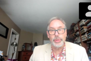 Dr. Alan Melnick the director of Clark County Public Health, speaks about a COVID-19 outbreak at PeaceHealth Southwest Medical Center in Vancouver during an online press conference on Monday, July 19, 2021. (Screenshot by Kelly Moyer/Post-Record) 