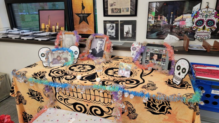 Jemtegaard Middle School&#039;s Dia de los Muertos event, held Nov.