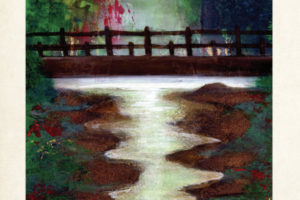 Washougal artist Tamara Dinius' artwork, "The Swimming Hole," is featured on the Washougal Art Festival's 2022 poster.