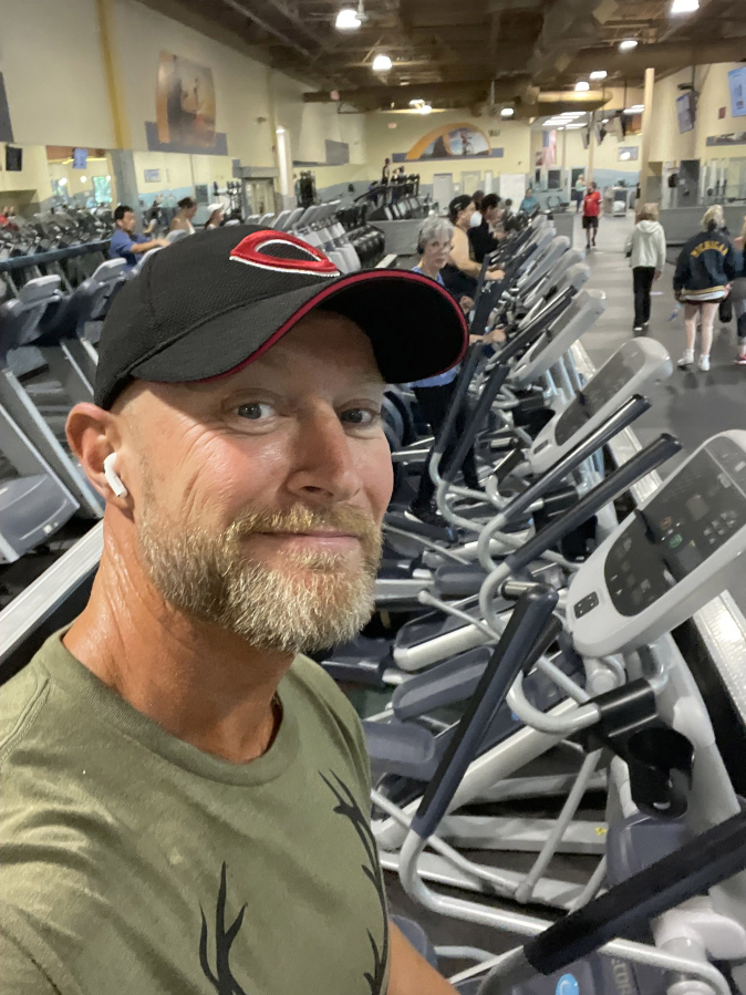 Contributed photo courtesy Jon Lee 
 Washougal resident Jon Lee works out at 24 Hour Fitness in Vancouver.