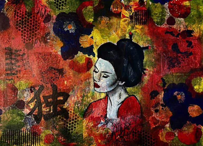 Artist Angela Swanson's "Solitude" is an example of art that will be featured in the Washougal Studio Artists' 2022 holiday market.