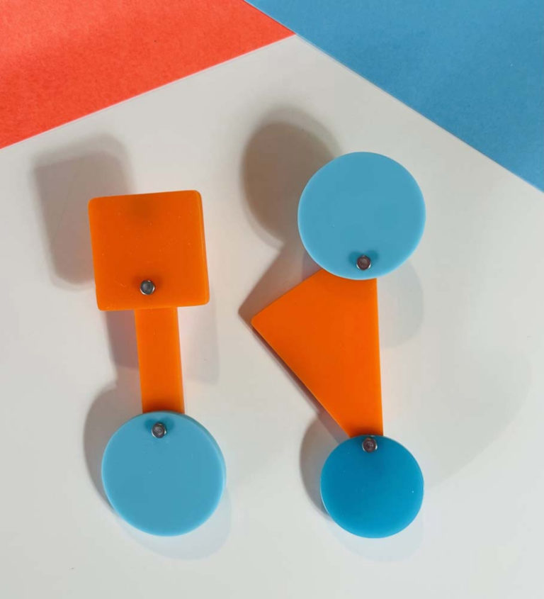 Camas artist India de Landa's jewelry is inspired by modern design.