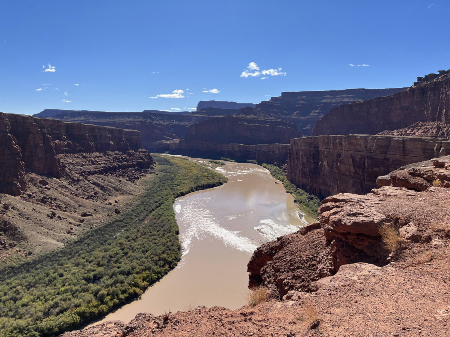 The Green River is pictured near Moab, Utah, in October 2022.