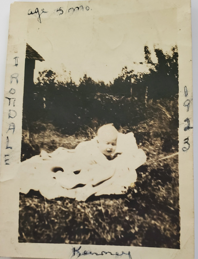 Ken Shold is pictured at 5 months old in Irondale, Wash., in June 1923.