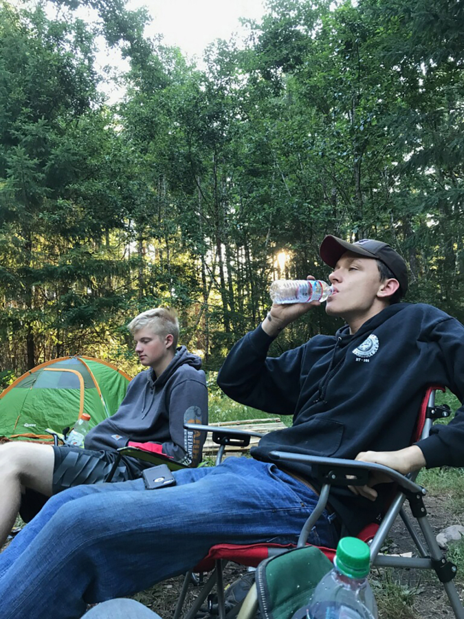 Contributed photo courtesy Max Churchman
Washougal High School graduate Alec Langen (right) liked to “go to the woods and cruise around” with his friends, according to Max Churchman, one of his close friends.