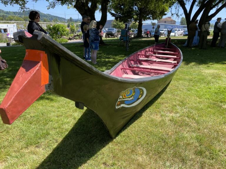 Contributed photo courtesy Rene Carroll 
 Sam Robinson&#039;s Chinook canoe will once again be on display during the 2024 Parkersville Day event, to be held Saturday, June 1, at Parker&#039;s Landing Historic Park.