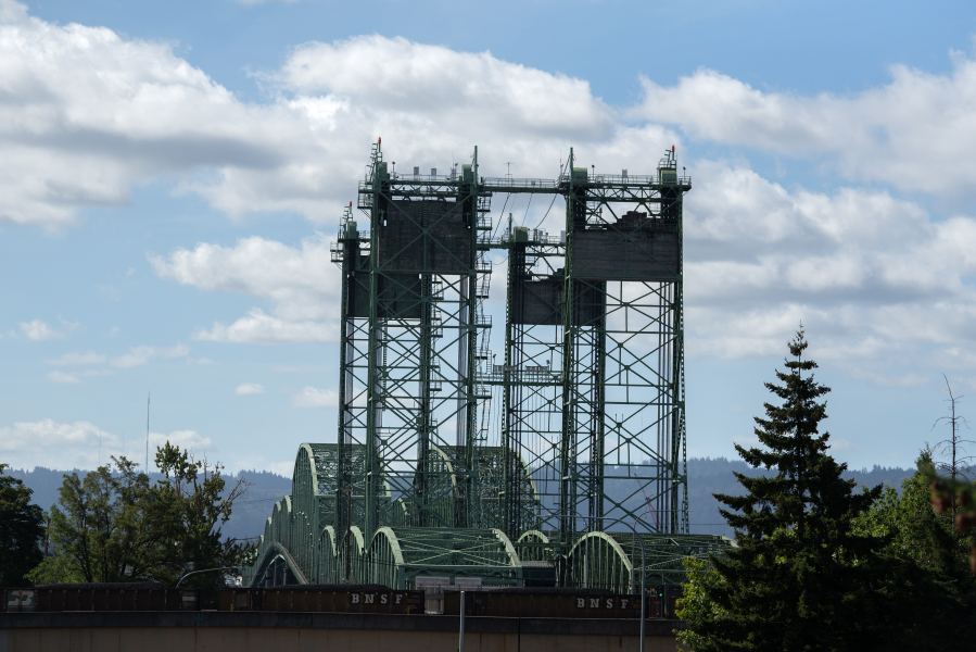 The Interstate Bridge is pictured as seen from downtown Vancouver on Friday morning, Sept. 20, 2024. (Amanda Cowan/The Columbian)