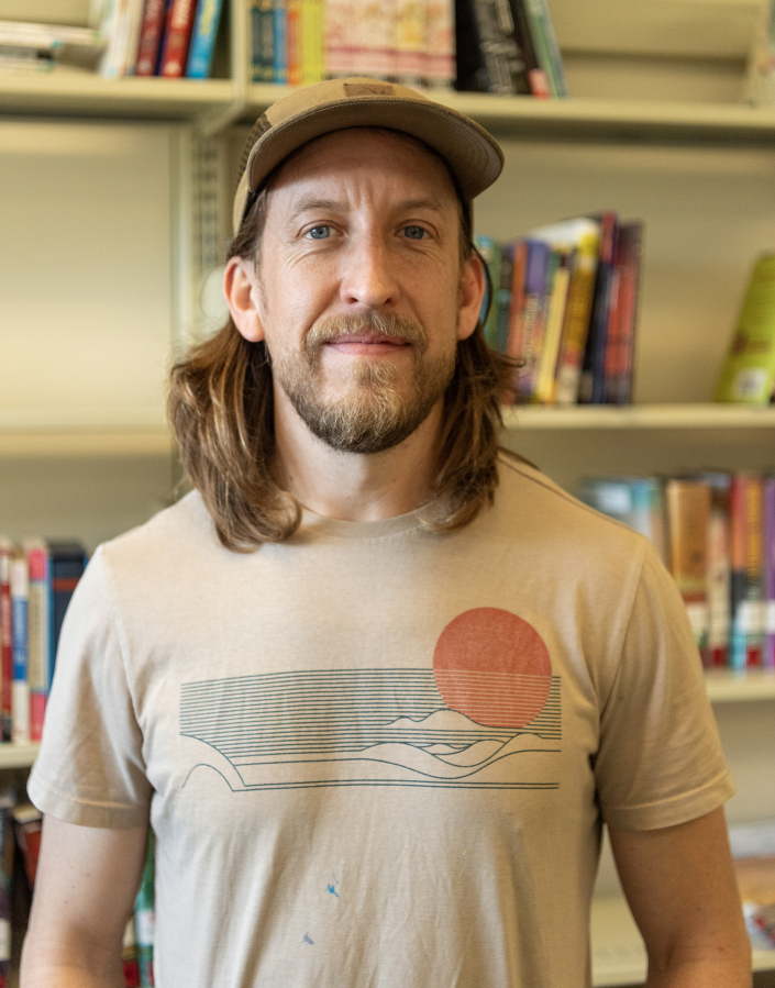 Artist Travis London is well known in east Clark County for his public art, including the eight murals London has painted on Washougal buildings over the past 20 years.