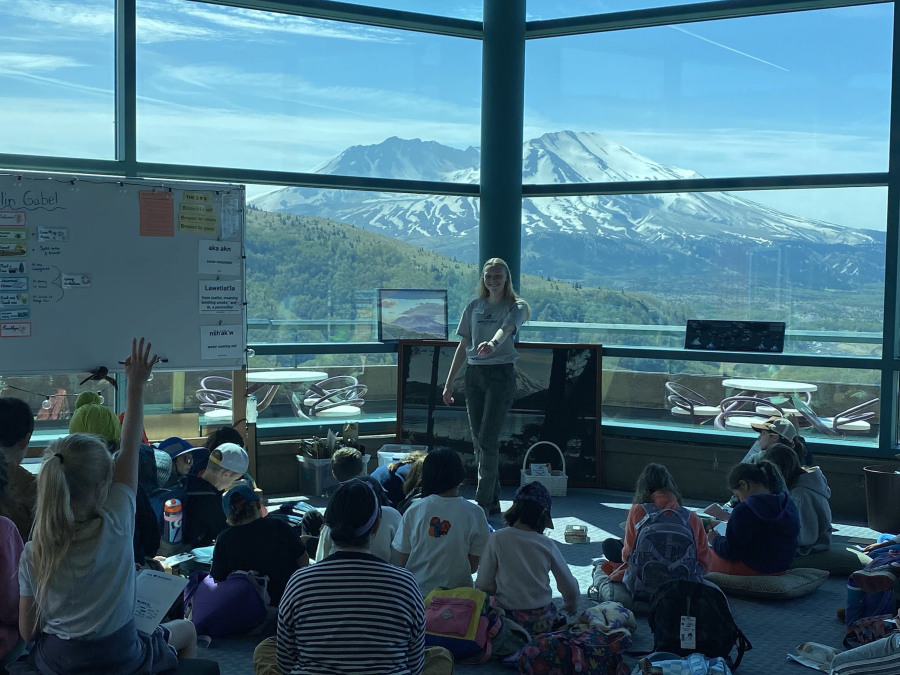 Mount St. Helens Institute’s youth education programs reached 2,203 students in 2024, according to the nonprofit’s annual report. (Contributed by Mount St. Helens Institute)