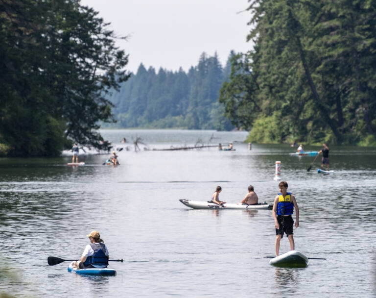 People recreate June 24 at Lacamas Lake in Camas. &ldquo;Anything with water is intrinsically dangerous, especially when people overestimate their capability,&rdquo; said Camas-Washougal Fire Chief Cliff Free.