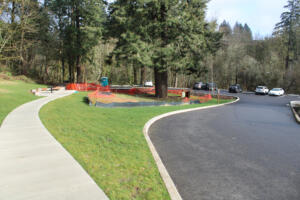 A new pathway and paved parking are available at the Lacamas Creek trailhead off Northeast Third Avenue in Camas. (Kelly Moyer/Post-Record files)